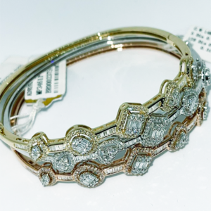 Illusion Fancy Cut Bangle